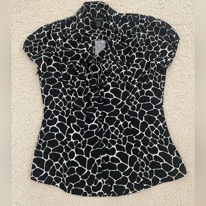 White House Black Market silk blouse, size 6.